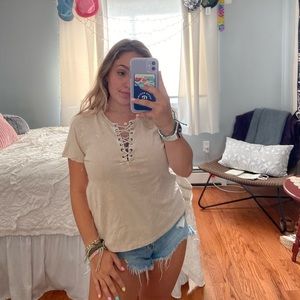 ✰ ✰ BLEACHED DISTRESSED T SHIRT ✰ ✰